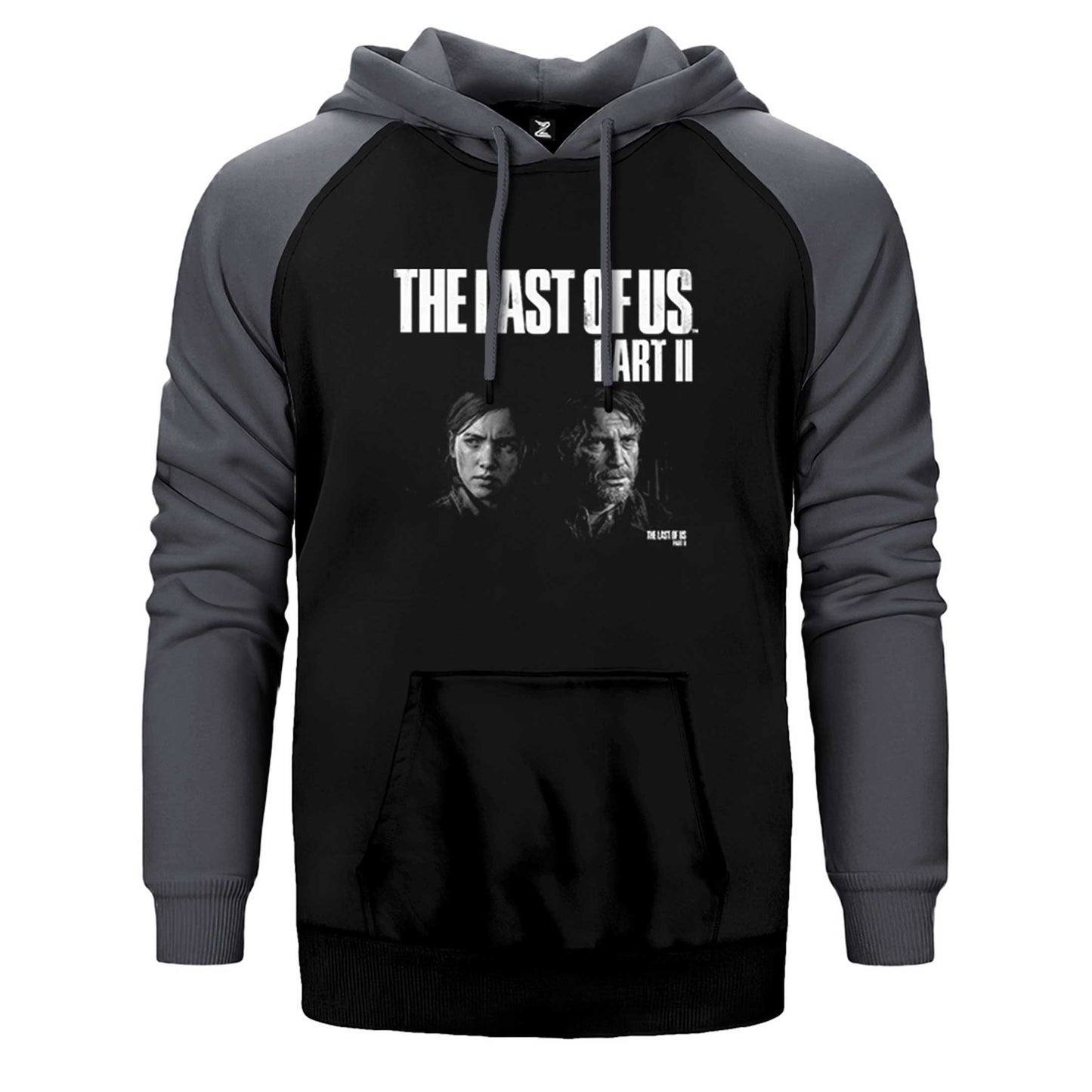 The Last Of Us Part 2 Ellie And Joel Poster Çift Renk Reglan Kol Sweatshirt / Hoodie