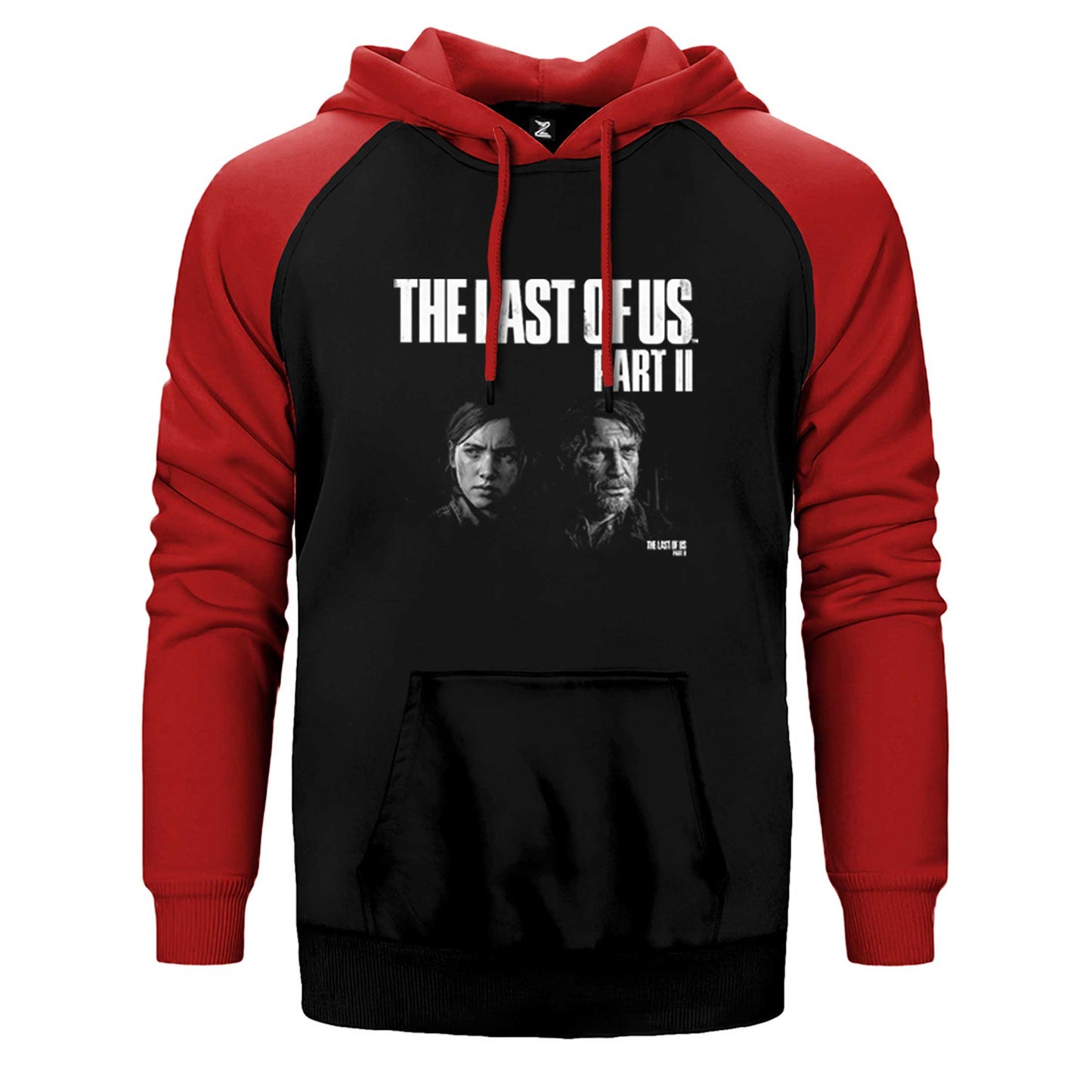 The Last Of Us Part 2 Ellie And Joel Poster Çift Renk Reglan Kol Sweatshirt / Hoodie