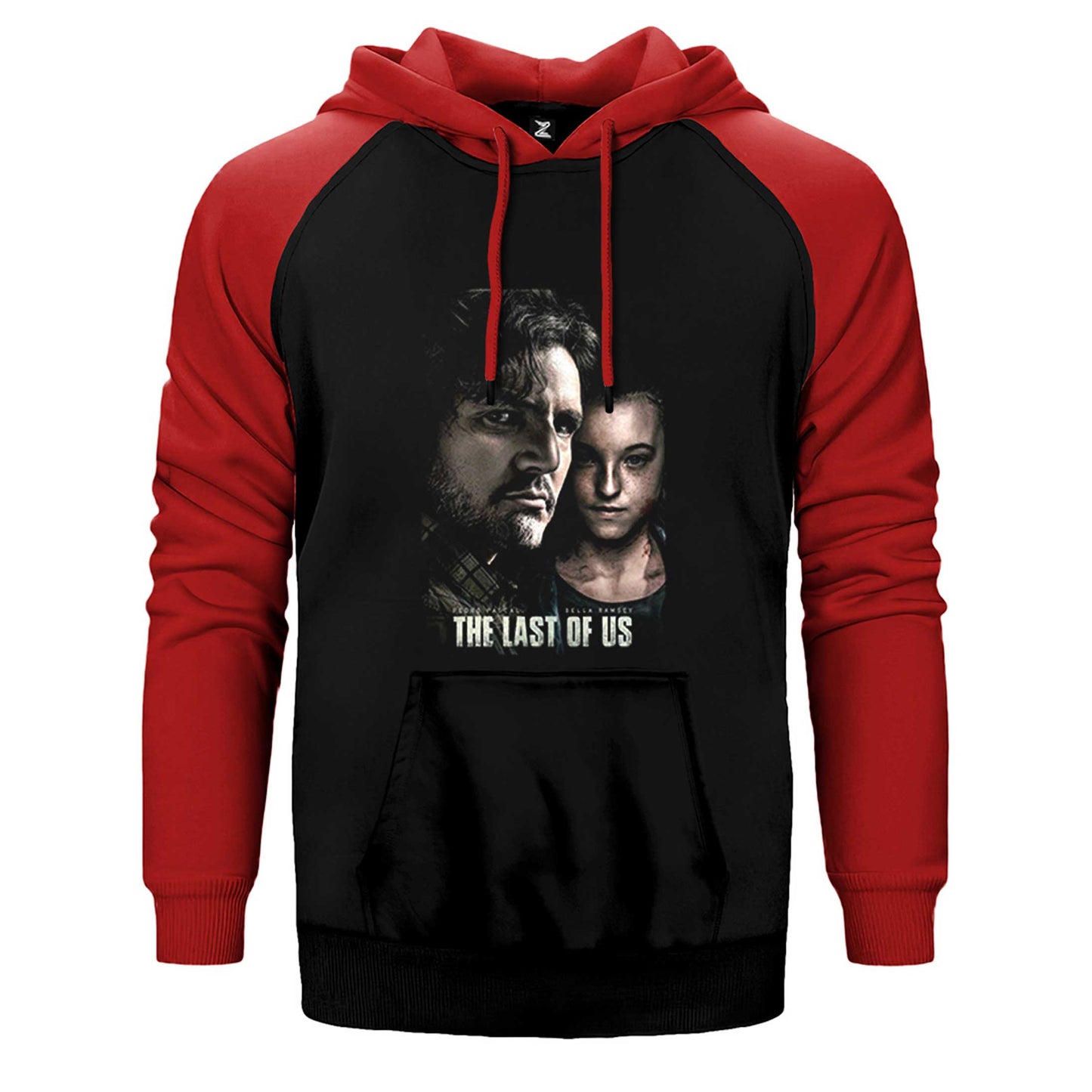 The Last Of Us Poster Çift Renk Reglan Kol Sweatshirt / Hoodie