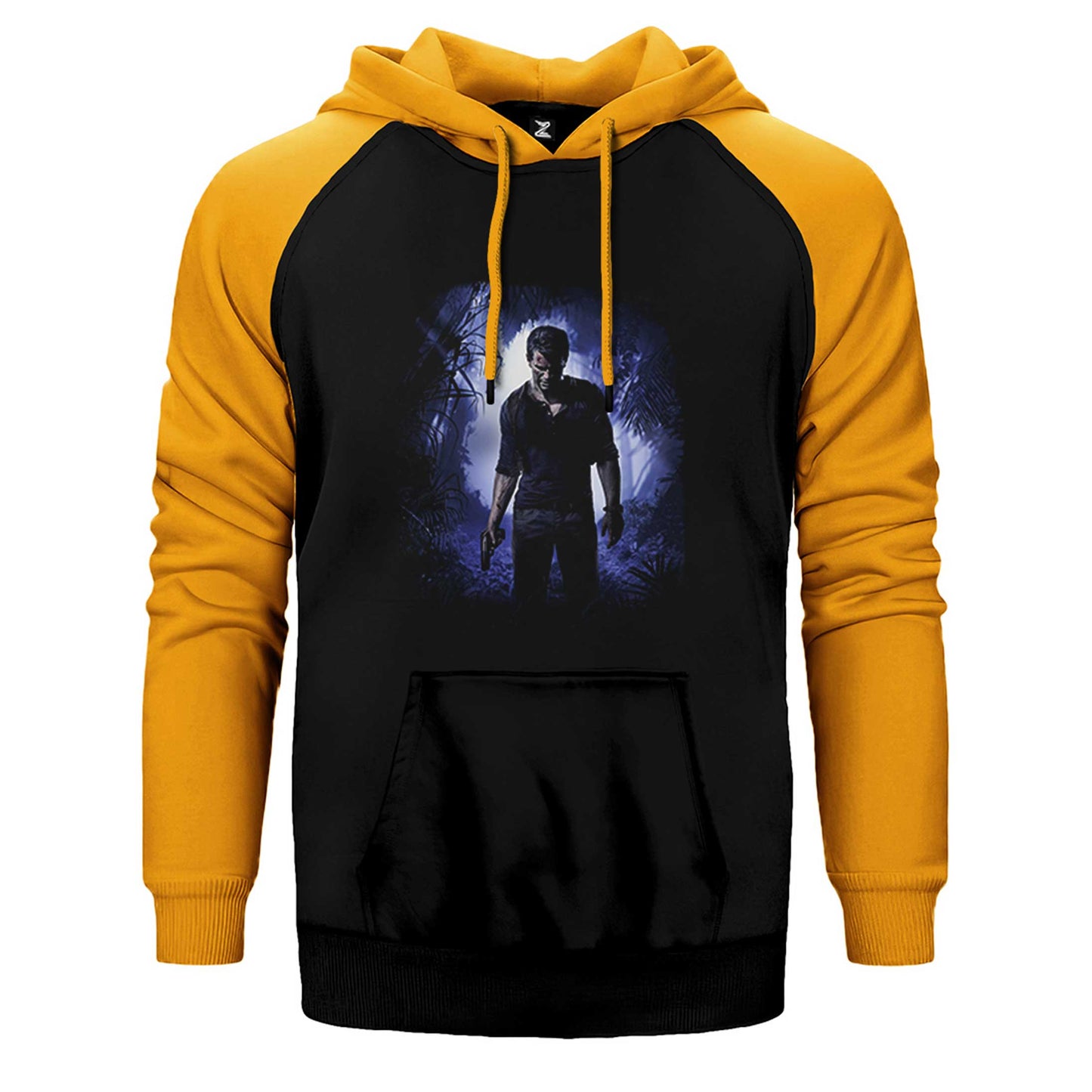 Uncharted 4 Nathan Drake Çift Renk Reglan Kol Sweatshirt / Hoodie