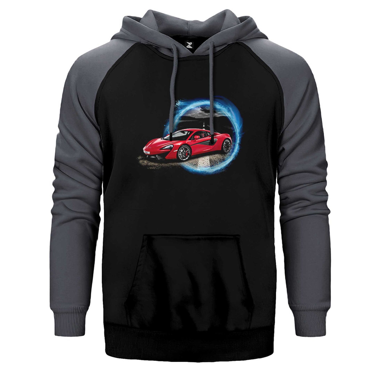 Asphalt 9 Legends 3D Car Çift Renk Reglan Kol Sweatshirt / Hoodie
