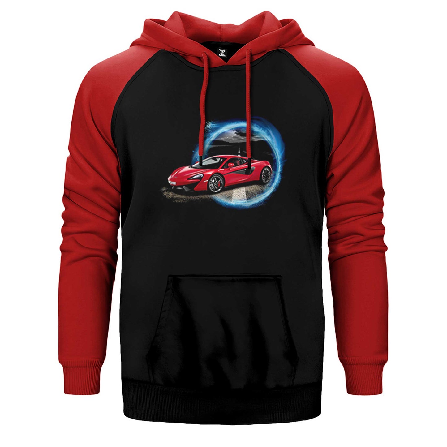 Asphalt 9 Legends 3D Car Çift Renk Reglan Kol Sweatshirt / Hoodie