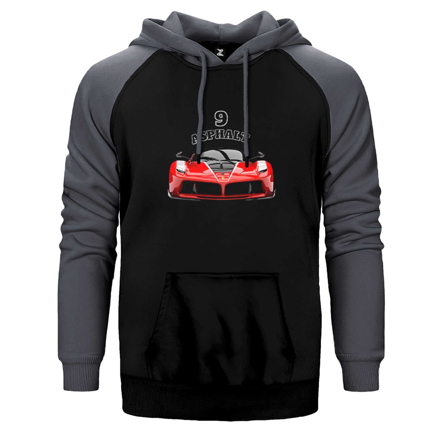 Asphalt 9 Legends Logo Çift Renk Reglan Kol Sweatshirt / Hoodie