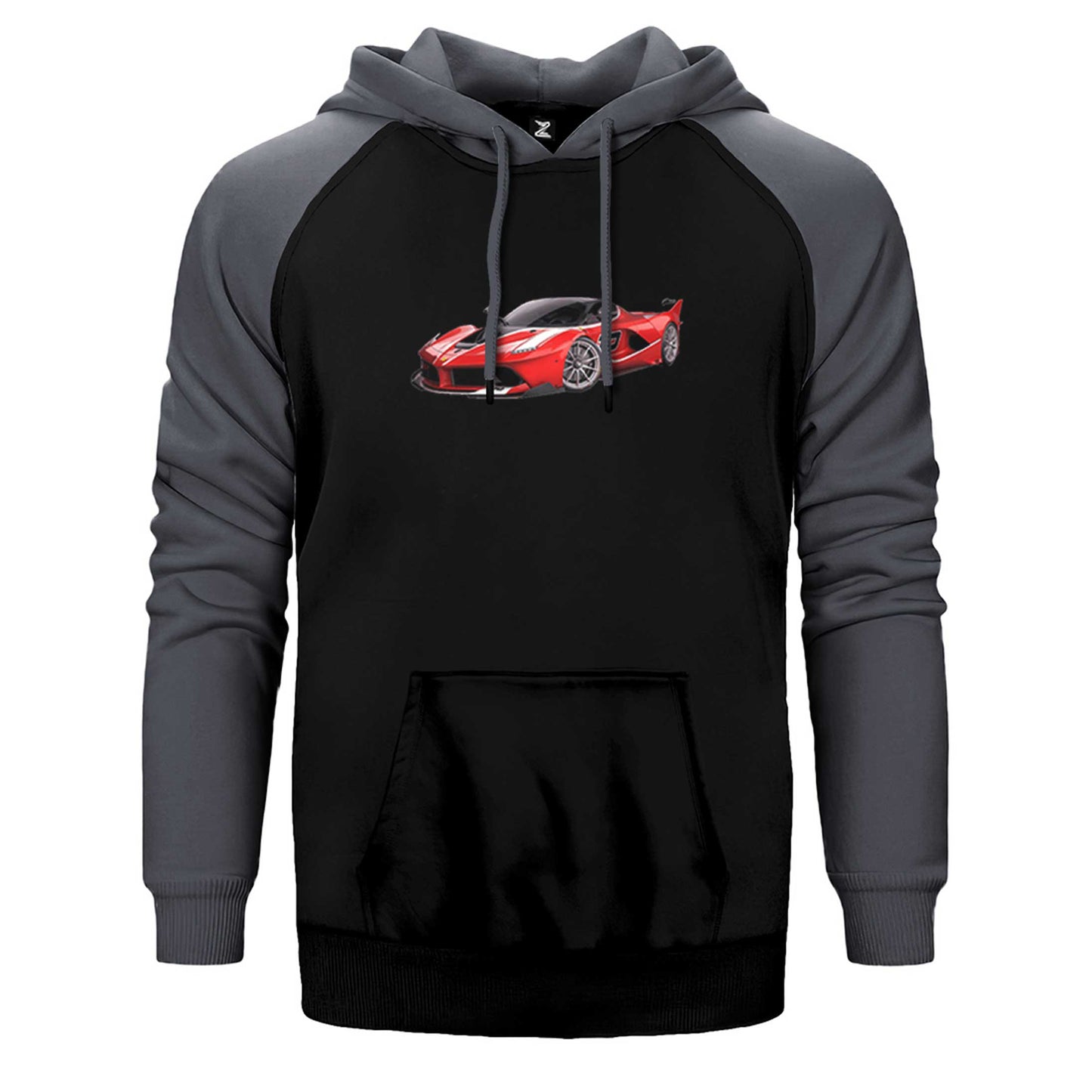 Asphalt 9 Legends Red Car Çift Renk Reglan Kol Sweatshirt / Hoodie