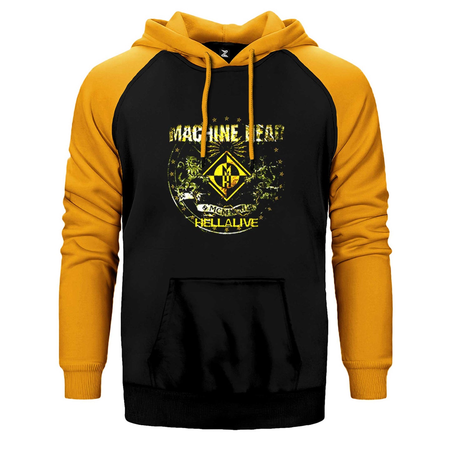 Machine Head Hellalive Çift Renk Reglan Kol Sweatshirt / Hoodie