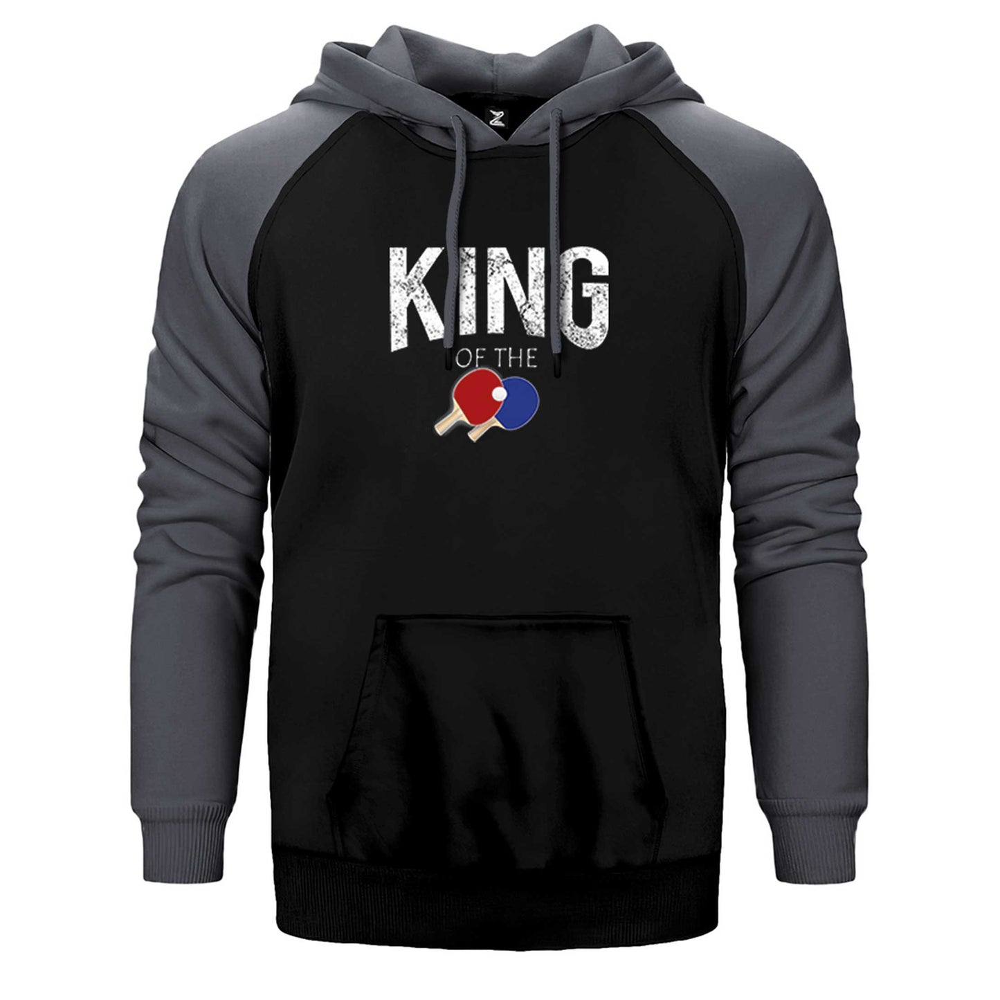 Ping Pong King Of The Çift Renk Reglan Kol Sweatshirt / Hoodie