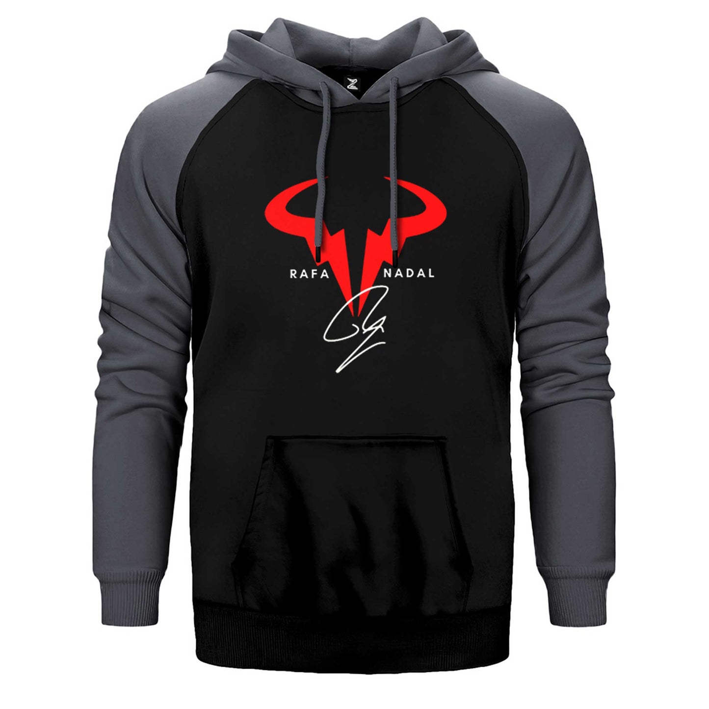Rafael Nadal Logo Çift Renk Reglan Kol Sweatshirt / Hoodie