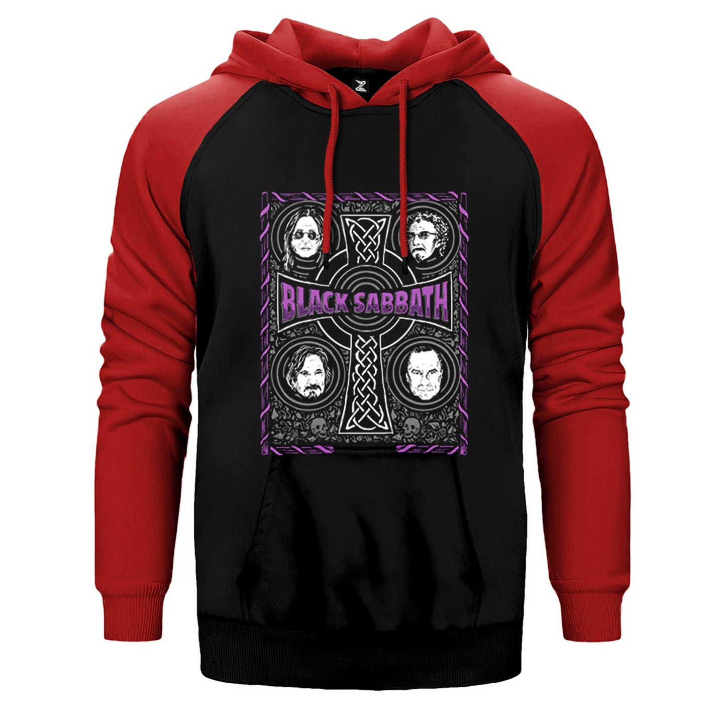 Black Sabbath The Complete History Çift Renk Reglan Kol Sweatshirt / Hoodie