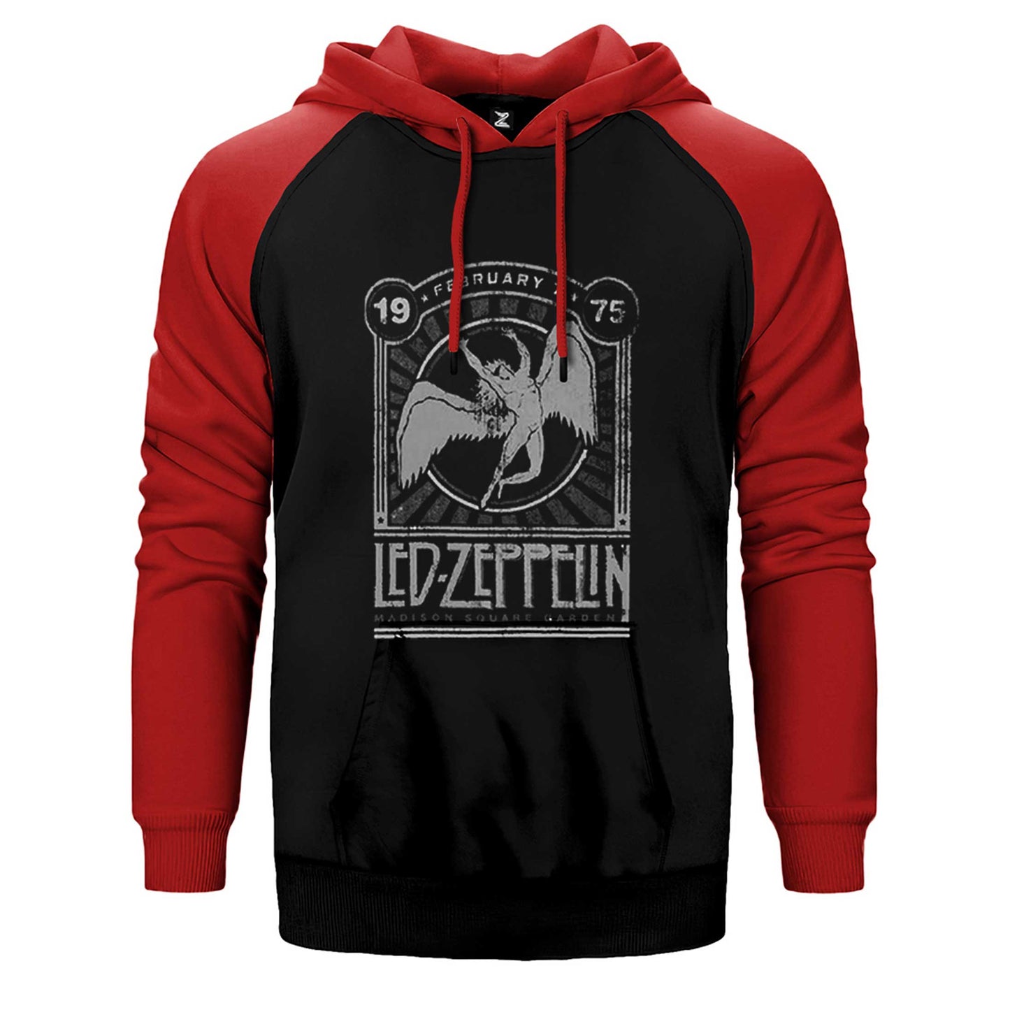 Led Zeppelin 1975 Çift Renk Reglan Kol Sweatshirt / Hoodie