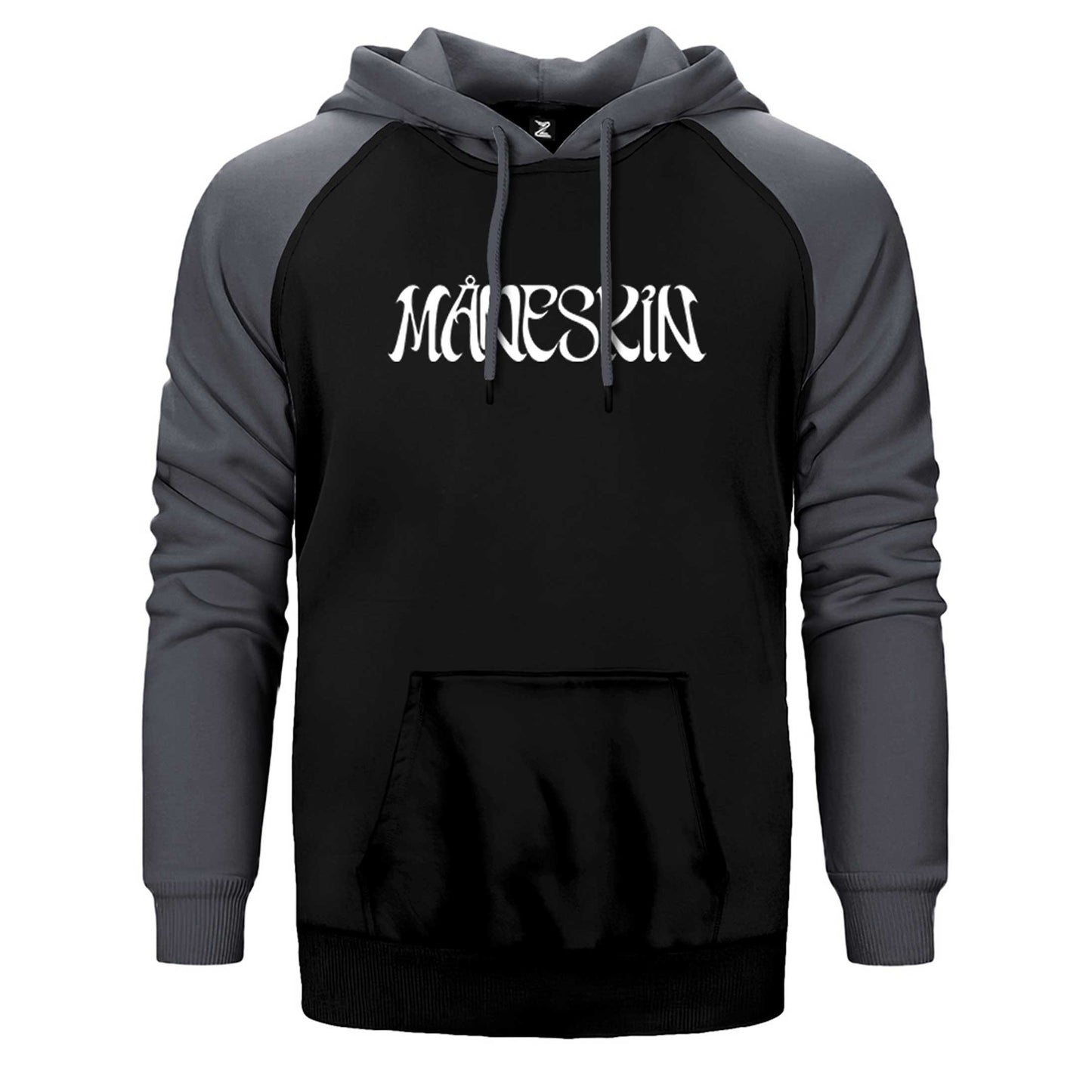 Maneskin Yazı Çift Renk Reglan Kol Sweatshirt / Hoodie
