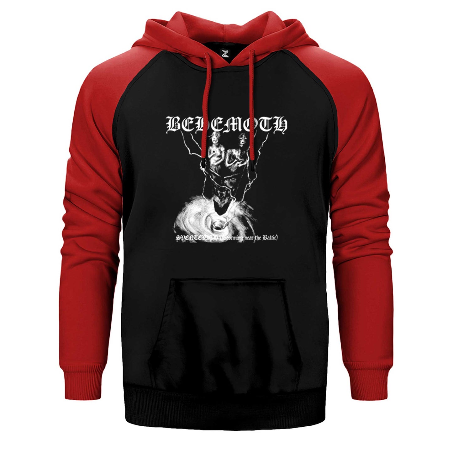 Behemoth Sventevith Çift Renk Reglan Kol Sweatshirt / Hoodie