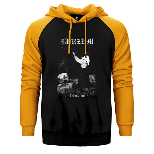 Burzum Filosofem Çift Renk Reglan Kol Sweatshirt / Hoodie