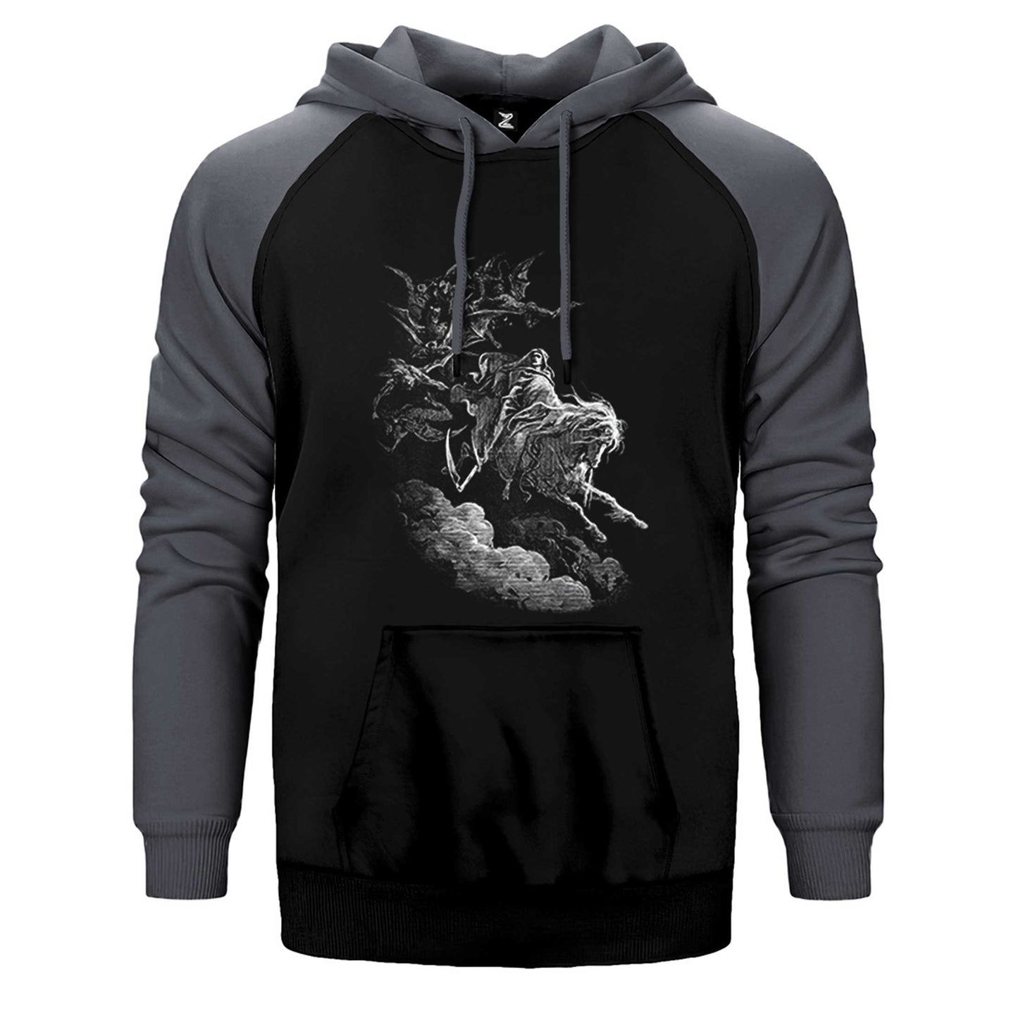 Burzum Ishi Krimpatul Çift Renk Reglan Kol Sweatshirt / Hoodie