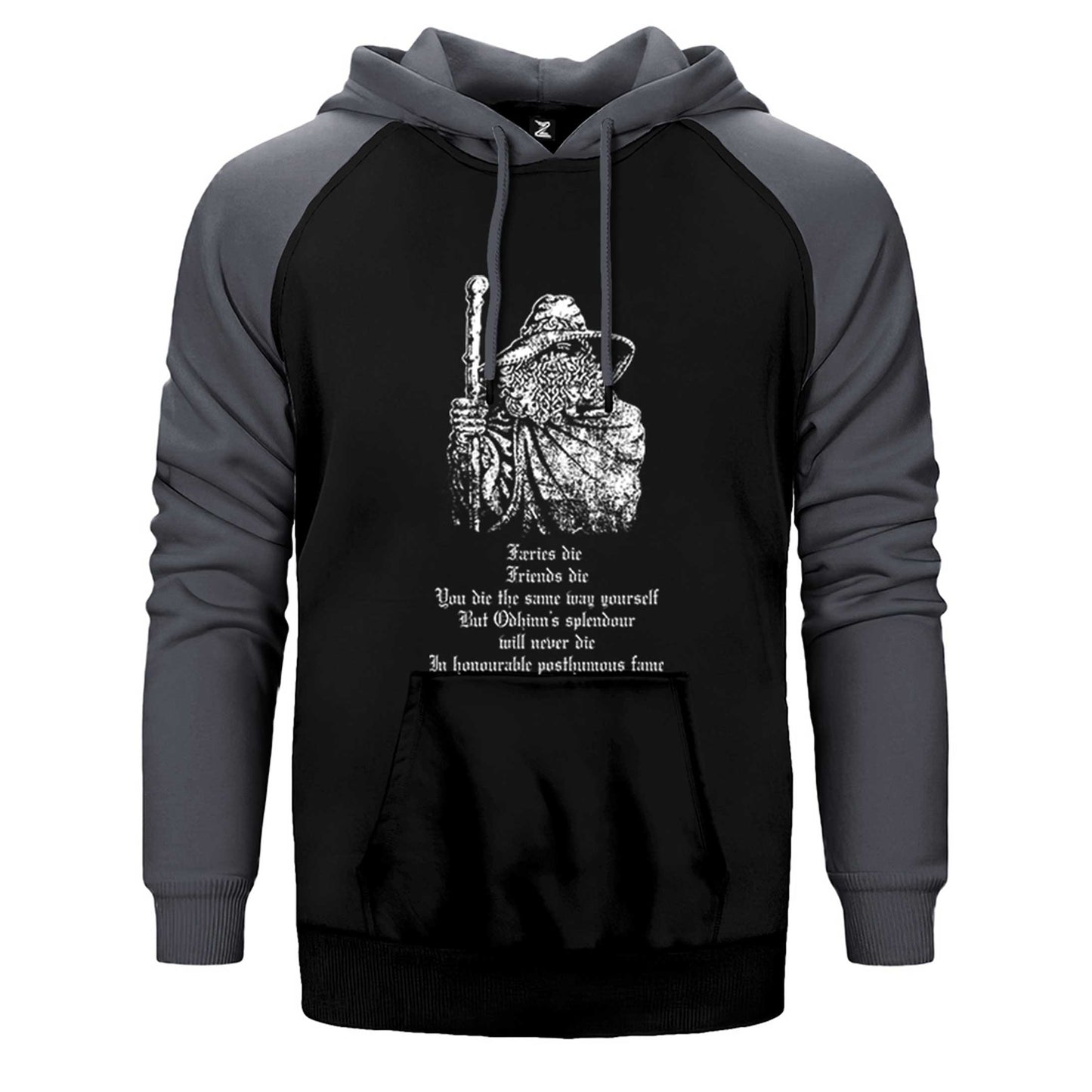 Burzum Old Çift Renk Reglan Kol Sweatshirt / Hoodie