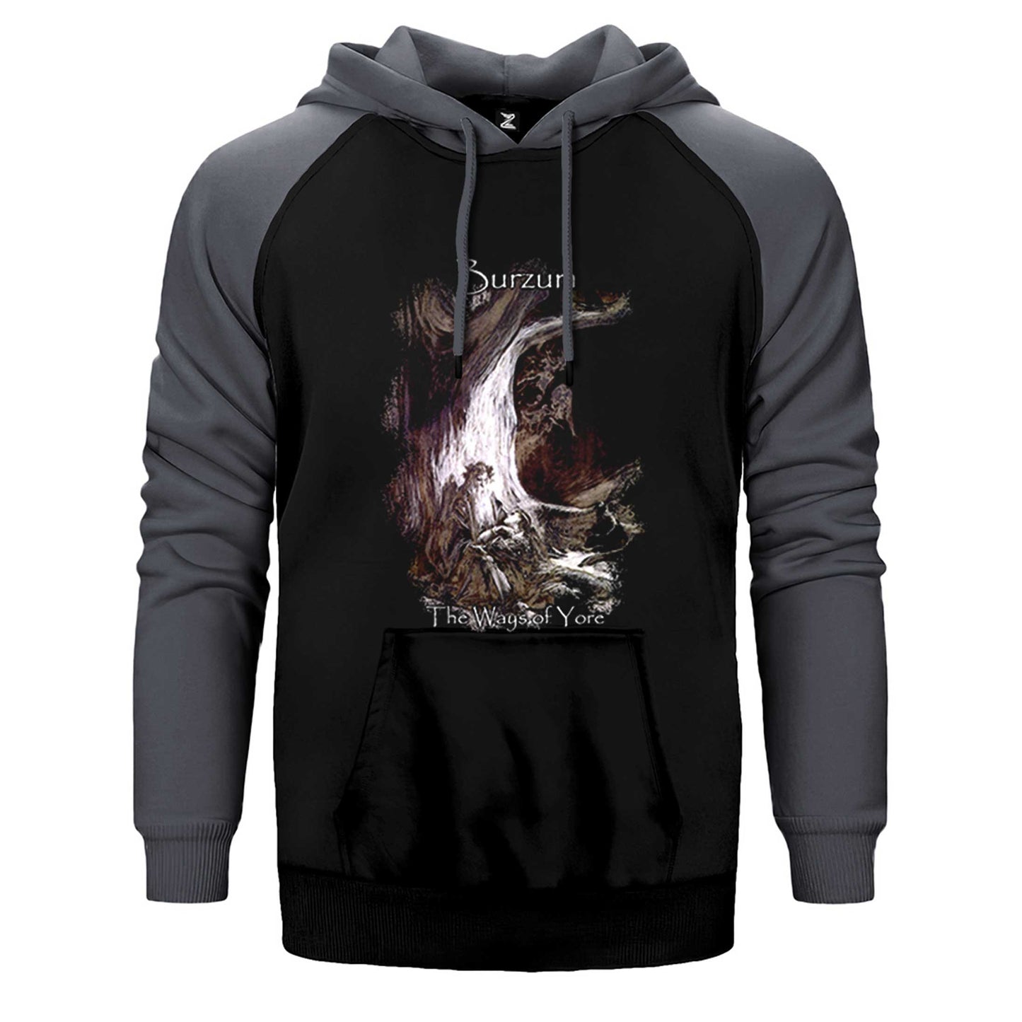 Burzum The Ways Of Yore Çift Renk Reglan Kol Sweatshirt / Hoodie
