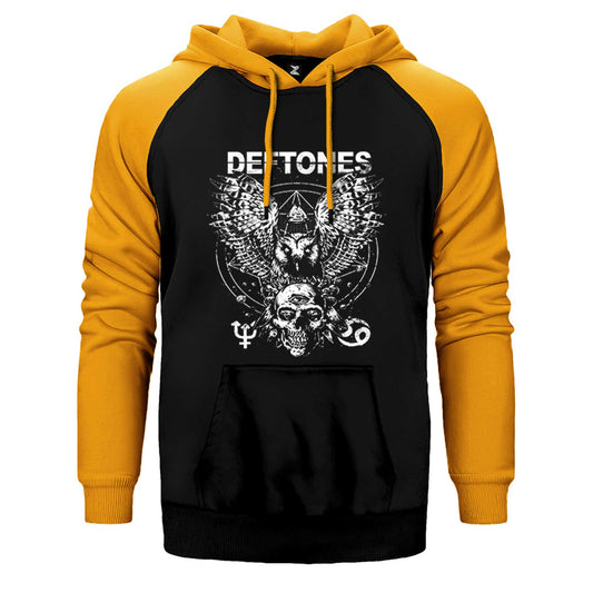 Deftones Diamond Eyes Çift Renk Reglan Kol Sweatshirt / Hoodie