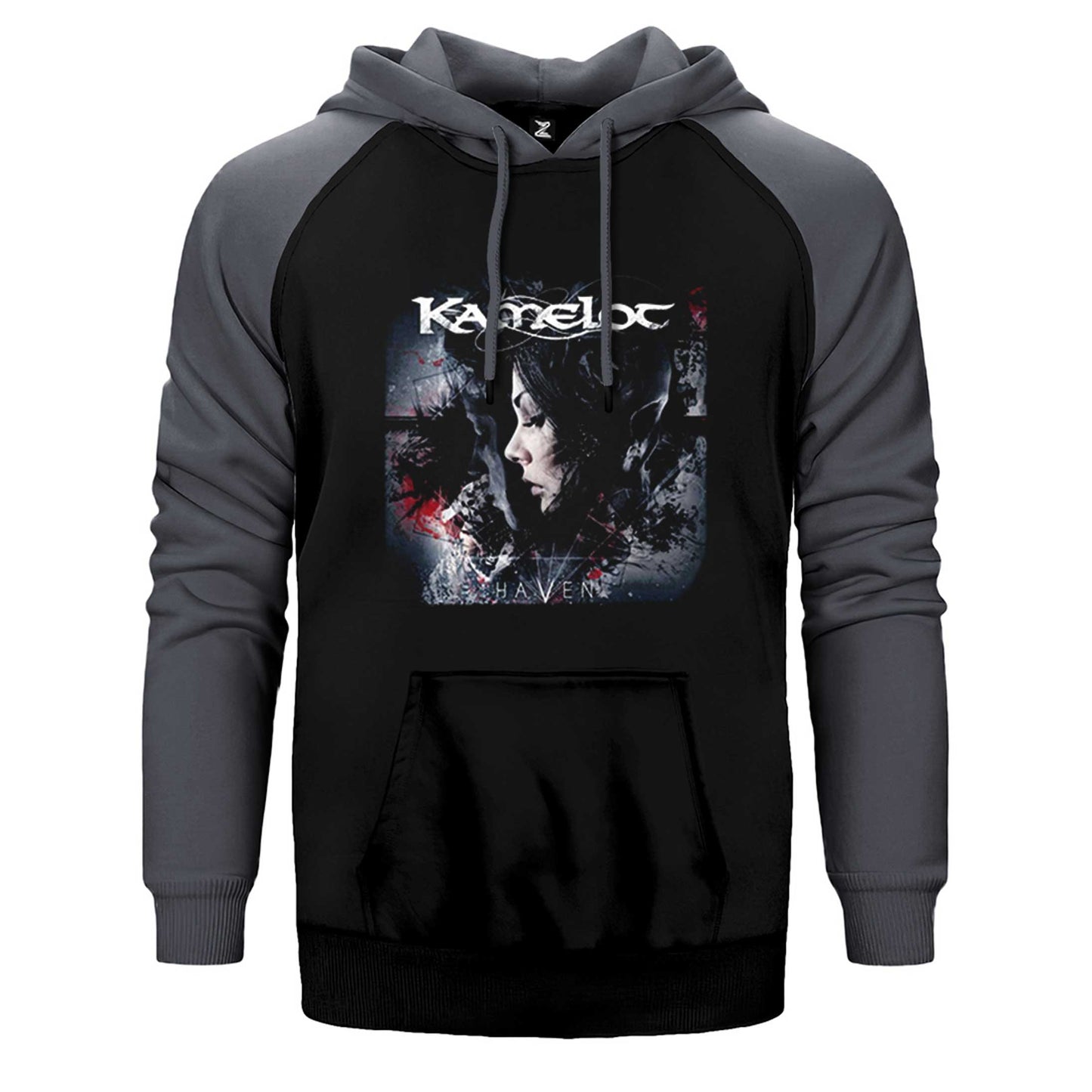 Kamelot Haven Çift Renk Reglan Kol Sweatshirt / Hoodie