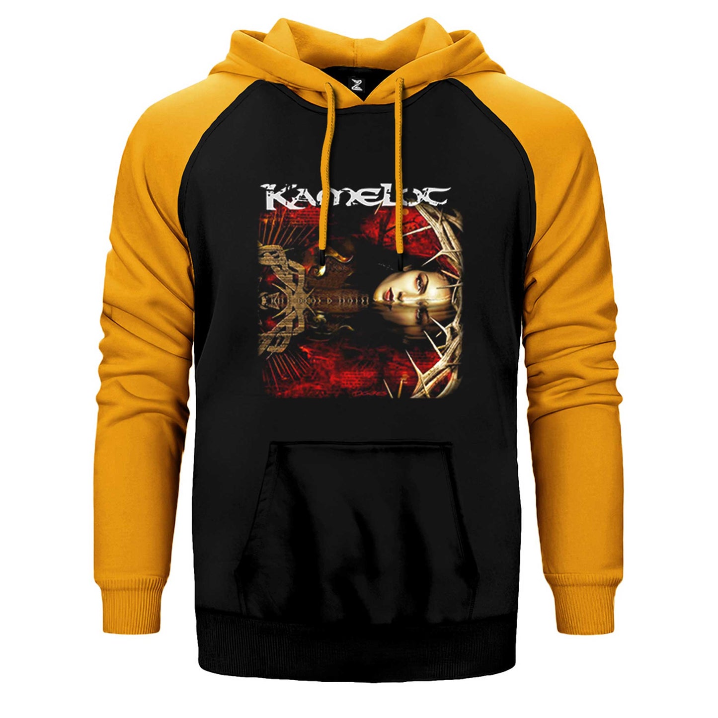 Kamelot The Black Halo Çift Renk Reglan Kol Sweatshirt / Hoodie