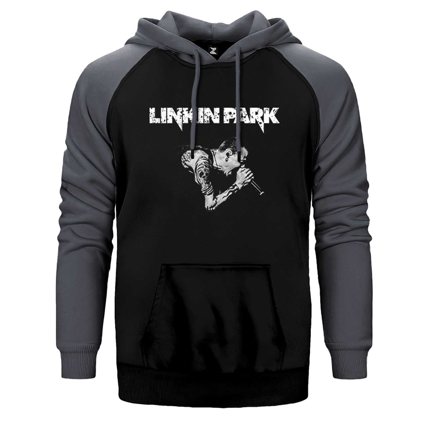 Linkin Park Chester Konser Çift Renk Reglan Kol Sweatshirt / Hoodie