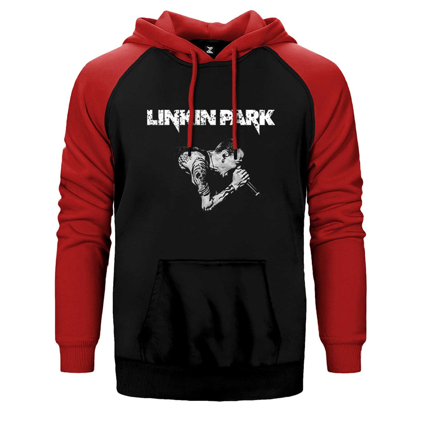 Linkin Park Chester Konser Çift Renk Reglan Kol Sweatshirt / Hoodie