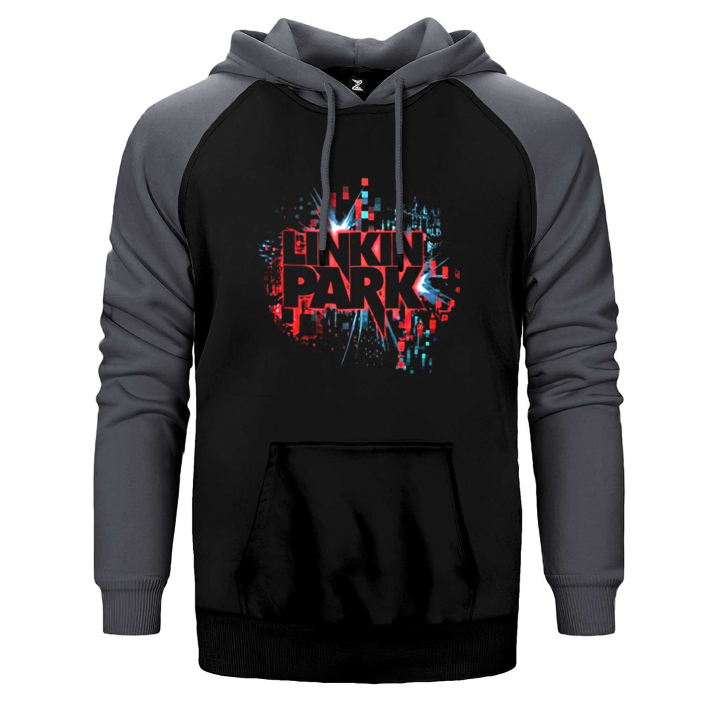 Linkin Park Graphic Design Çift Renk Reglan Kol Sweatshirt / Hoodie