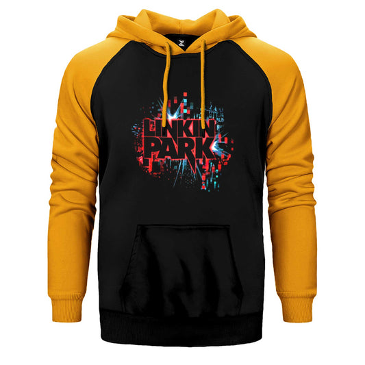 Linkin Park Graphic Design Çift Renk Reglan Kol Sweatshirt / Hoodie