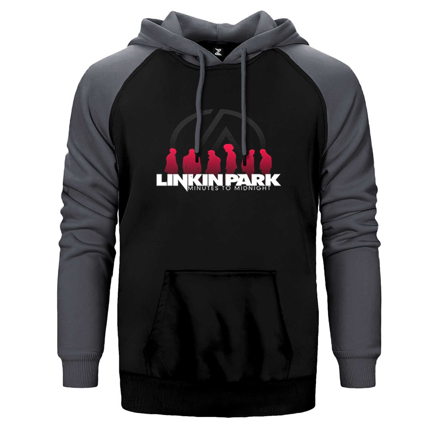 Linkin Park Minutes To Midnight Çift Renk Reglan Kol Sweatshirt / Hoodie