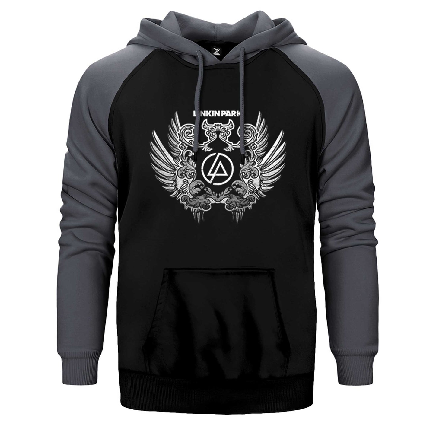 Linkin Park Wings Çift Renk Reglan Kol Sweatshirt / Hoodie