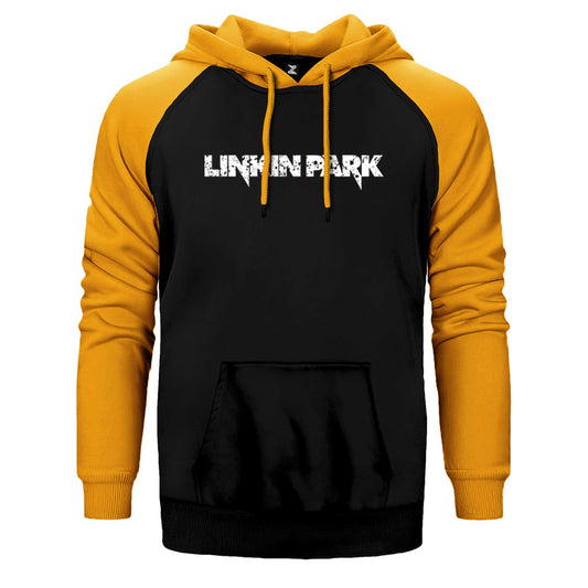 Linkin Park Yazı Çift Renk Reglan Kol Sweatshirt / Hoodie