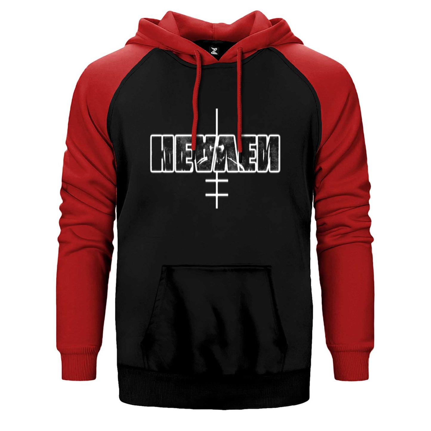Marilyn Manson Heaven Çift Renk Reglan Kol Sweatshirt / Hoodie