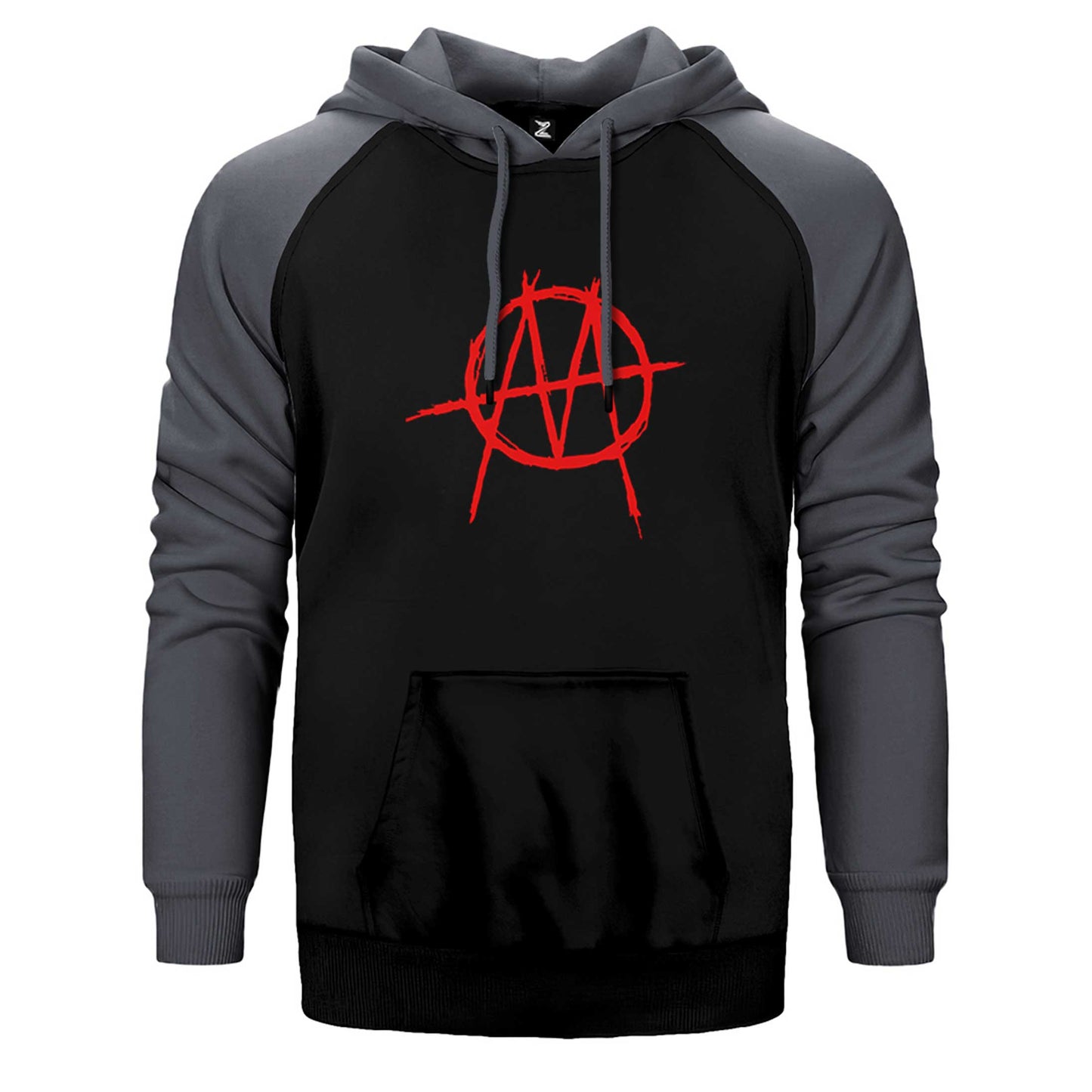 Marilyn Manson Ministry Red Logo Çift Renk Reglan Kol Sweatshirt / Hoodie