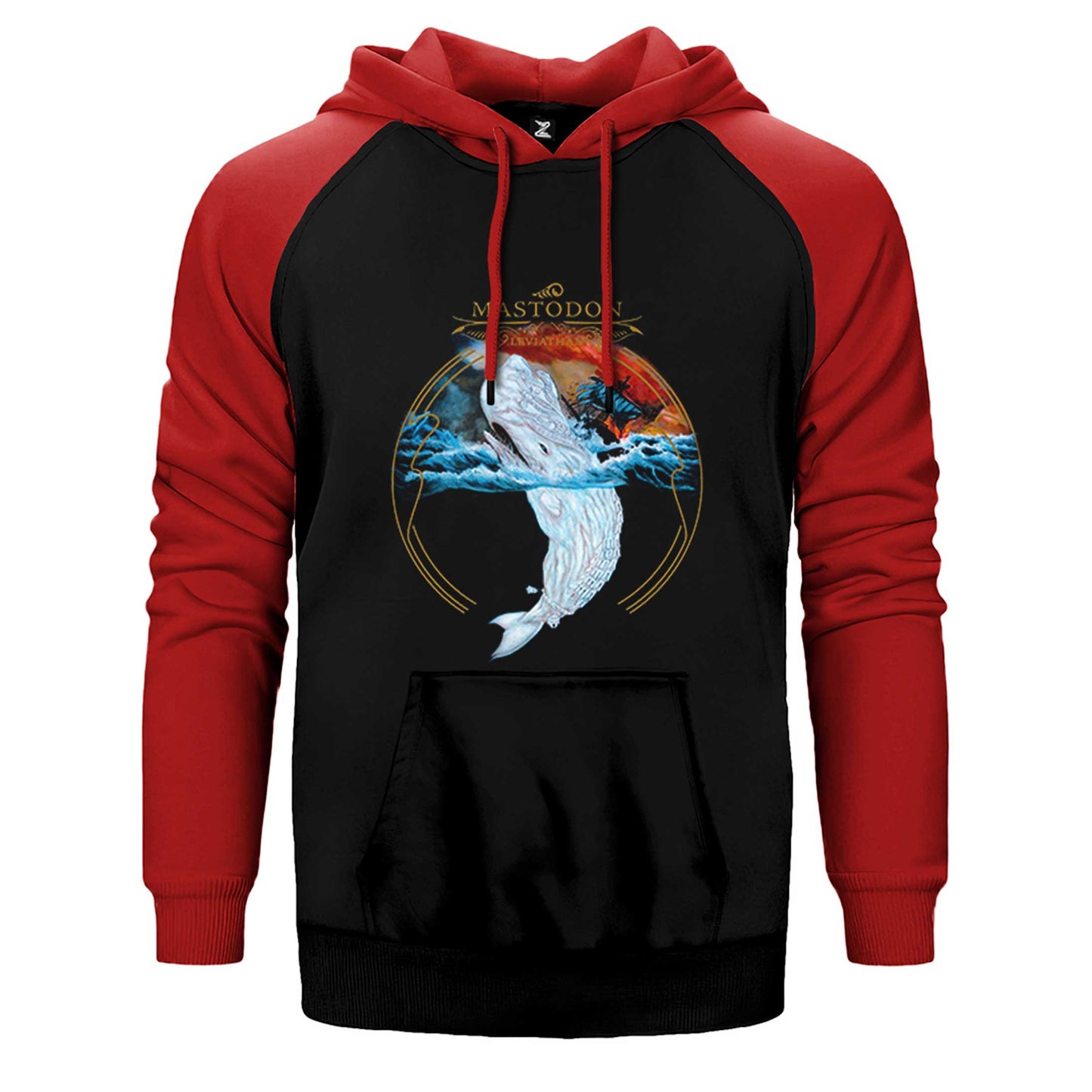 Mastodon Leviathan Çift Renk Reglan Kol Sweatshirt / Hoodie