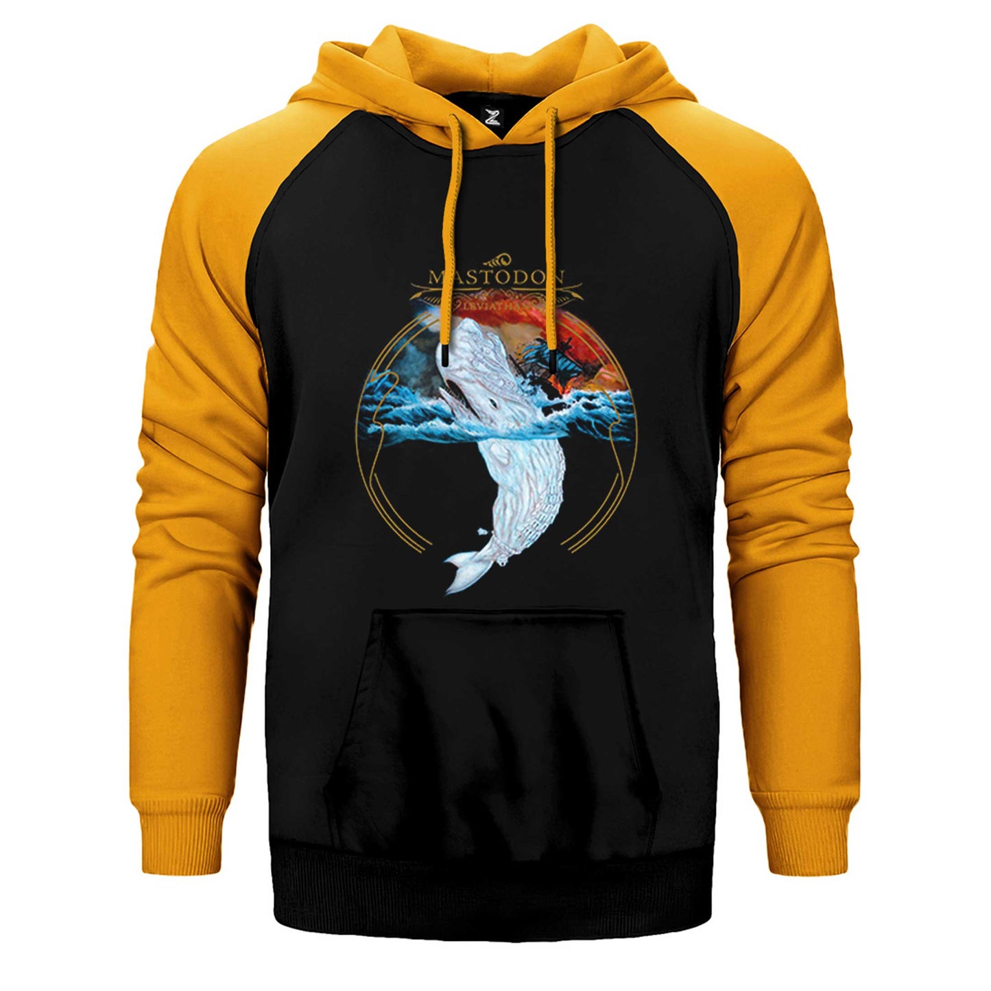 Mastodon Leviathan Çift Renk Reglan Kol Sweatshirt / Hoodie