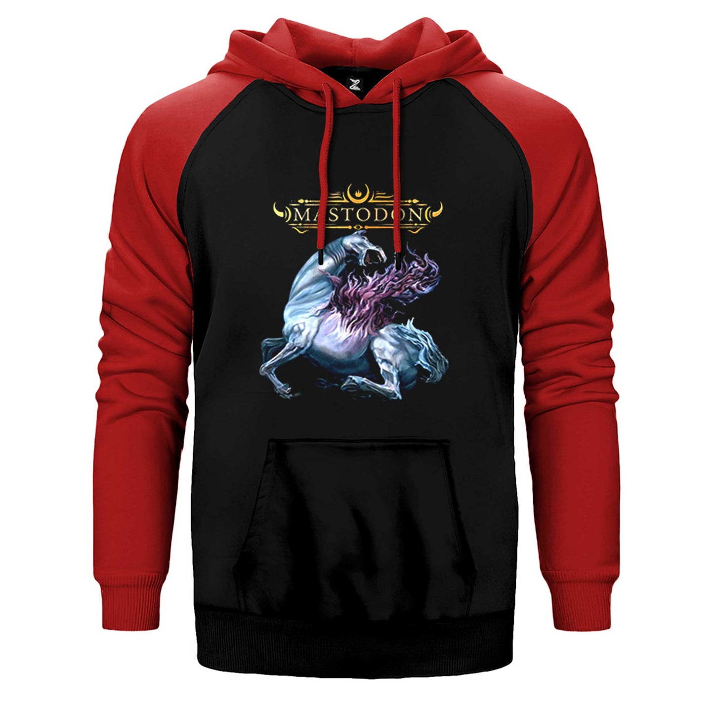 Mastodon Remission Çift Renk Reglan Kol Sweatshirt / Hoodie