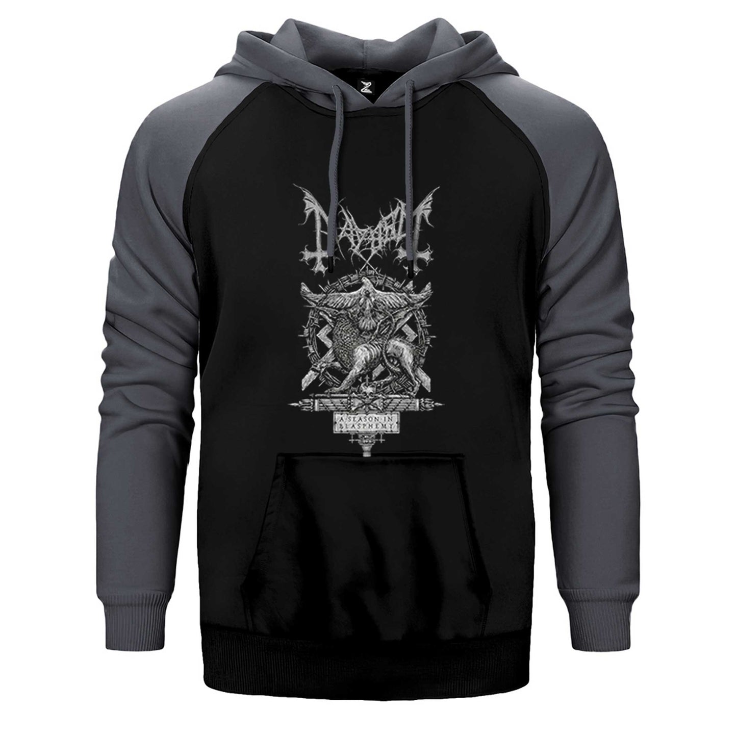 Mayhem A Season İn Blasphemy Çift Renk Reglan Kol Sweatshirt / Hoodie