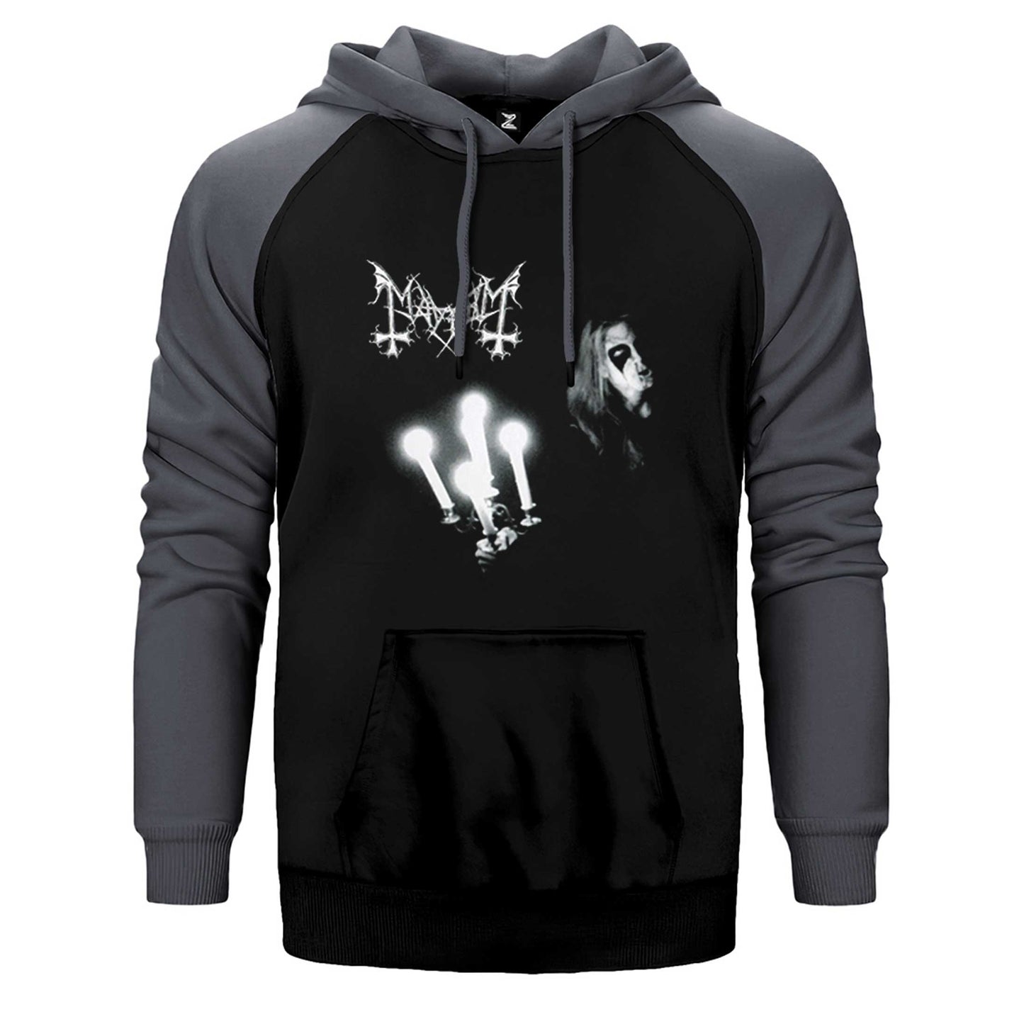 Mayhem Live in Leipzig Çift Renk Reglan Kol Sweatshirt / Hoodie
