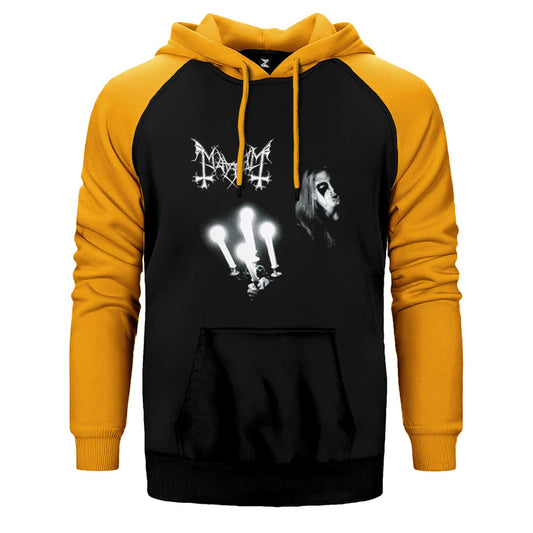 Mayhem Live in Leipzig Çift Renk Reglan Kol Sweatshirt / Hoodie