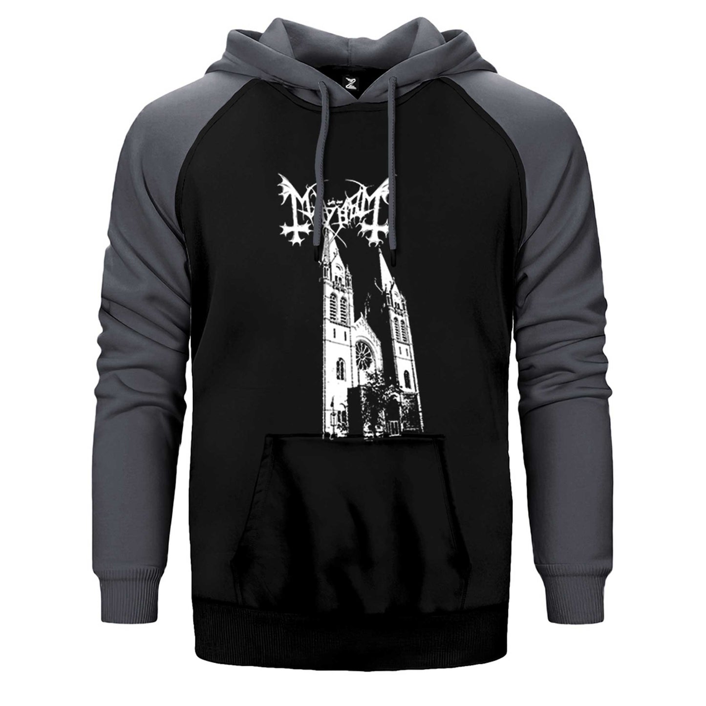 Mayhem Originators Of The Northern Darkness Çift Renk Reglan Kol Sweatshirt / Hoodie
