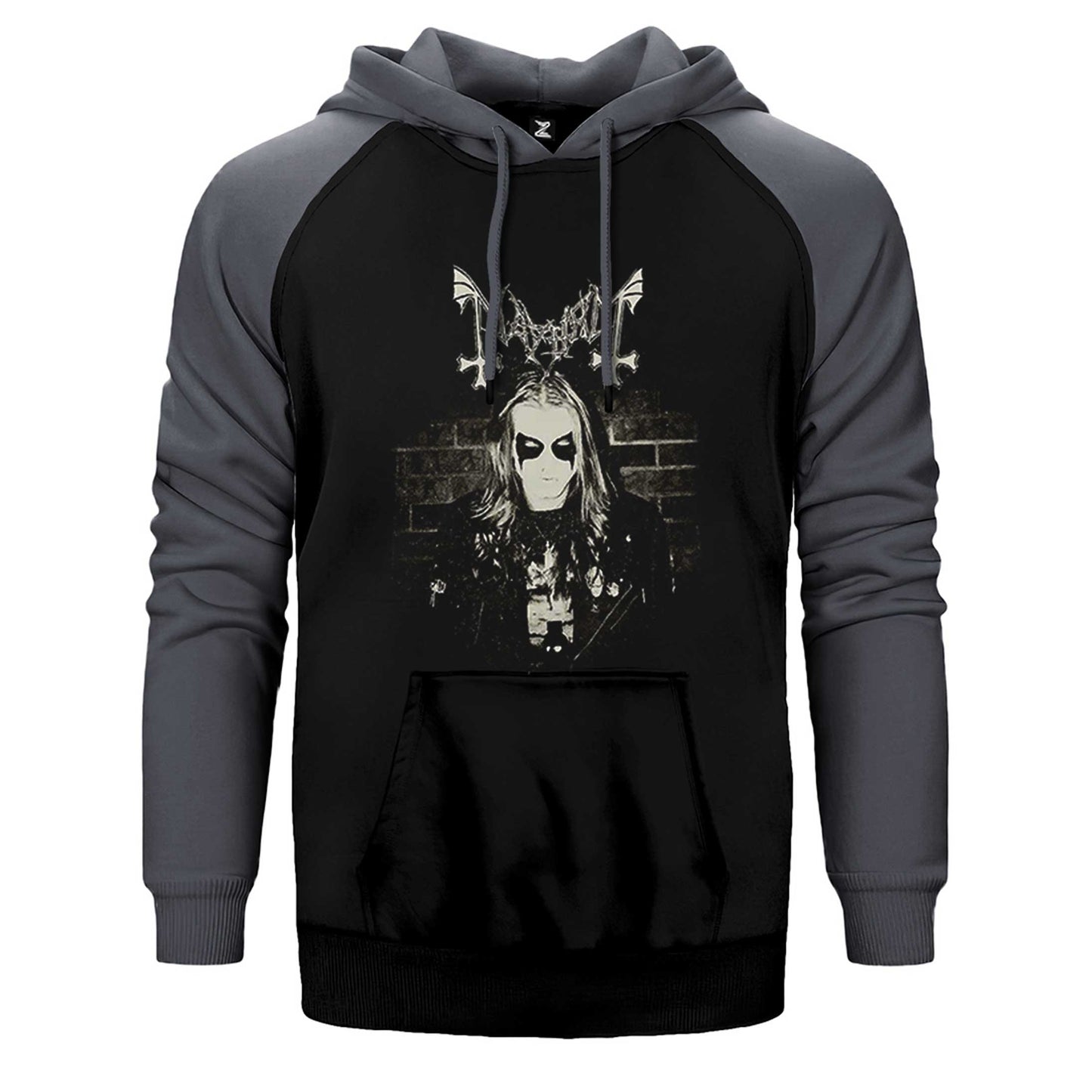 Mayhem Per Yngve Ohlin Çift Renk Reglan Kol Sweatshirt / Hoodie