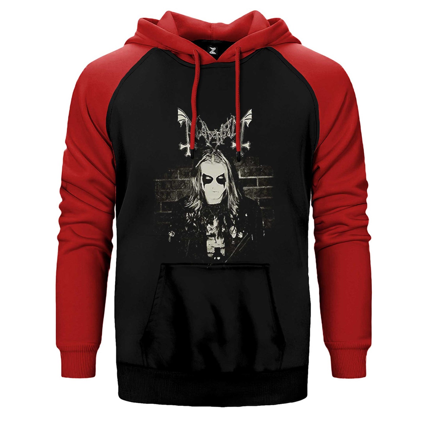 Mayhem Per Yngve Ohlin Çift Renk Reglan Kol Sweatshirt / Hoodie