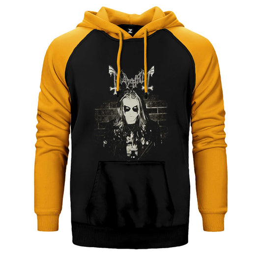 Mayhem Per Yngve Ohlin Çift Renk Reglan Kol Sweatshirt / Hoodie