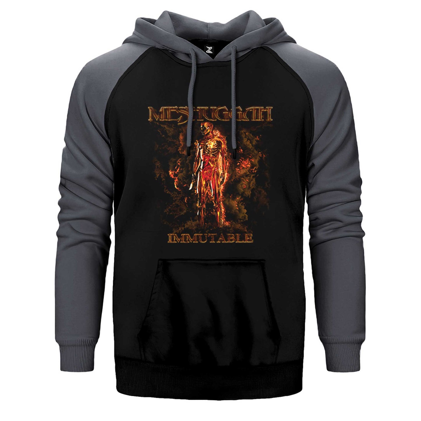 Meshuggah Immutable Çift Renk Reglan Kol Sweatshirt / Hoodie