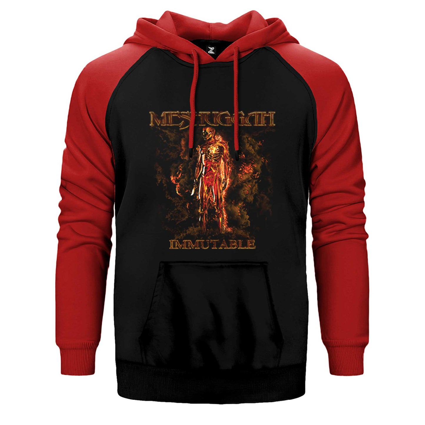Meshuggah Immutable Çift Renk Reglan Kol Sweatshirt / Hoodie