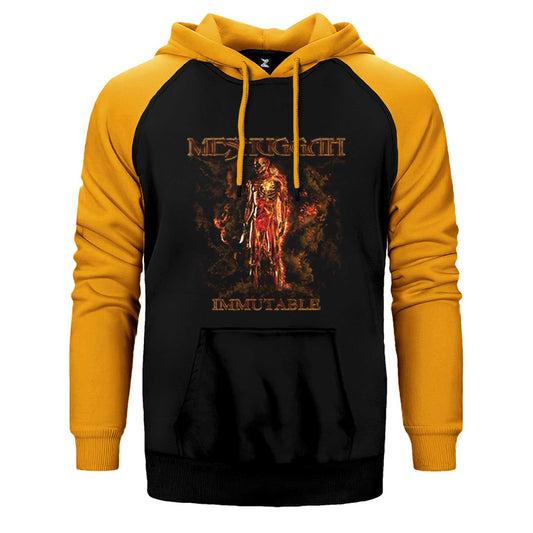 Meshuggah Immutable Çift Renk Reglan Kol Sweatshirt / Hoodie