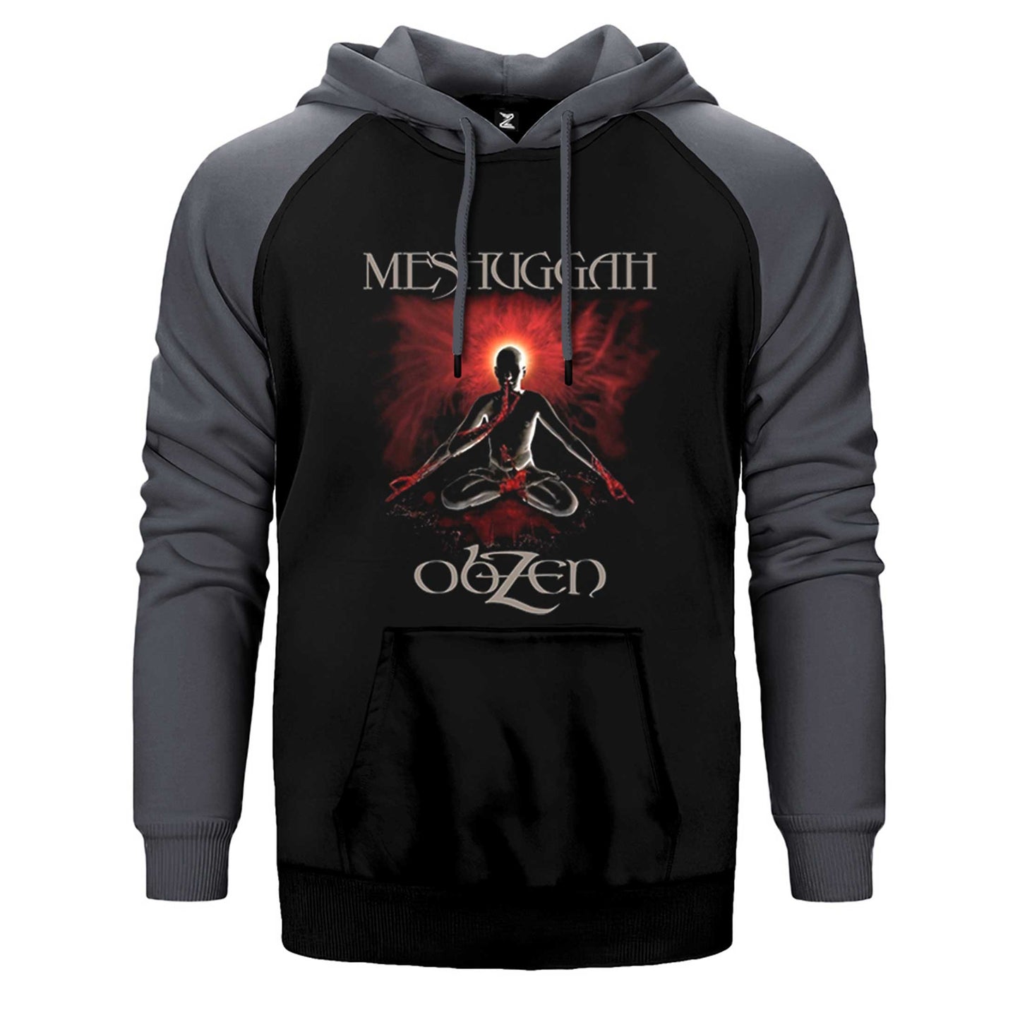 Meshuggah Obzen Çift Renk Reglan Kol Sweatshirt / Hoodie