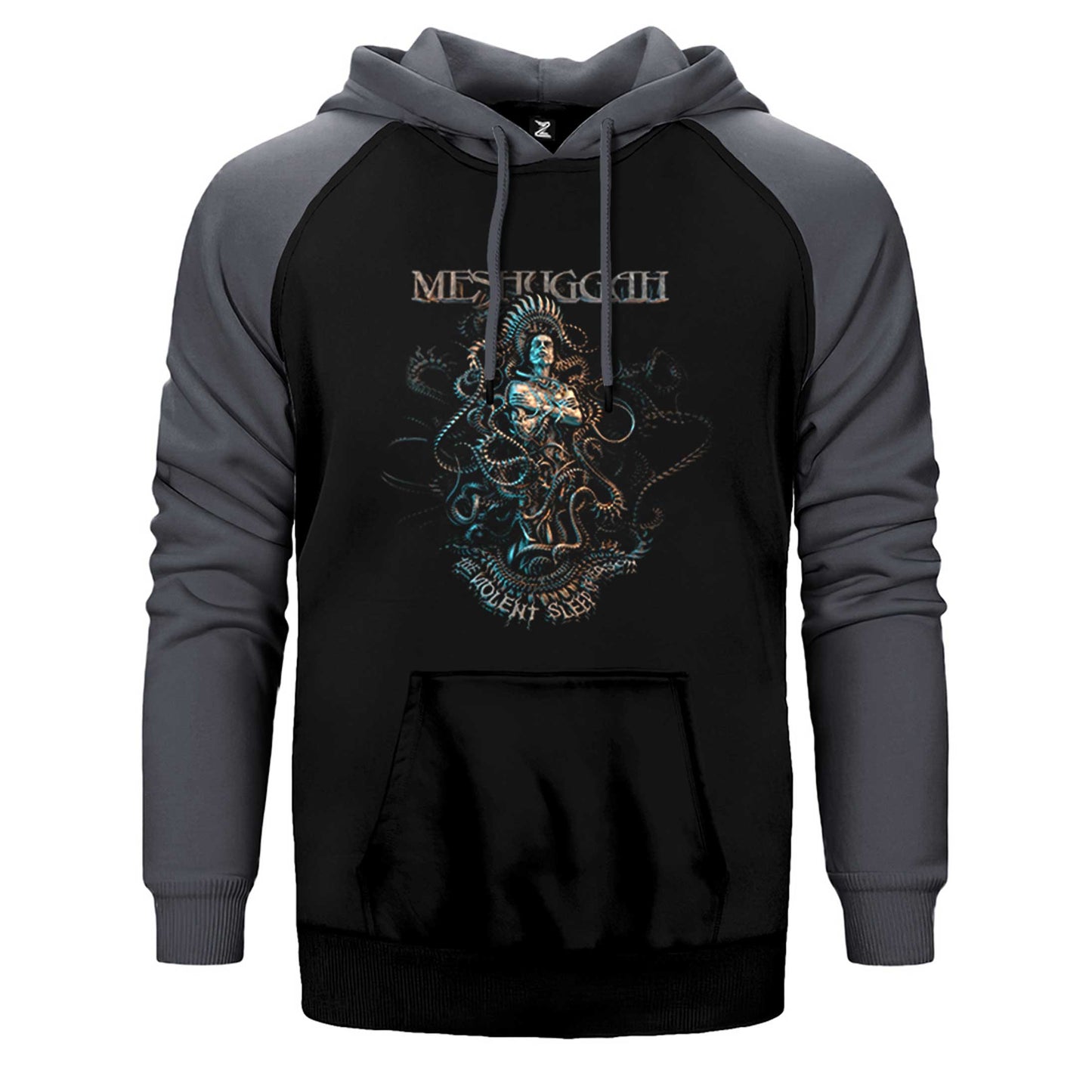 Meshuggah The Violent Sleep Of Reason Çift Renk Reglan Kol Sweatshirt / Hoodie