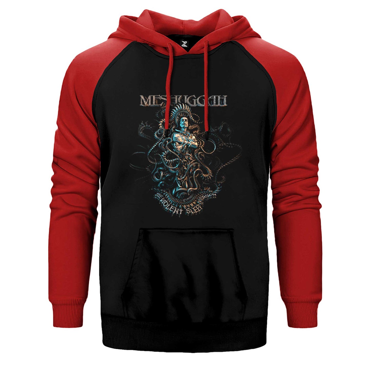 Meshuggah The Violent Sleep Of Reason Çift Renk Reglan Kol Sweatshirt / Hoodie
