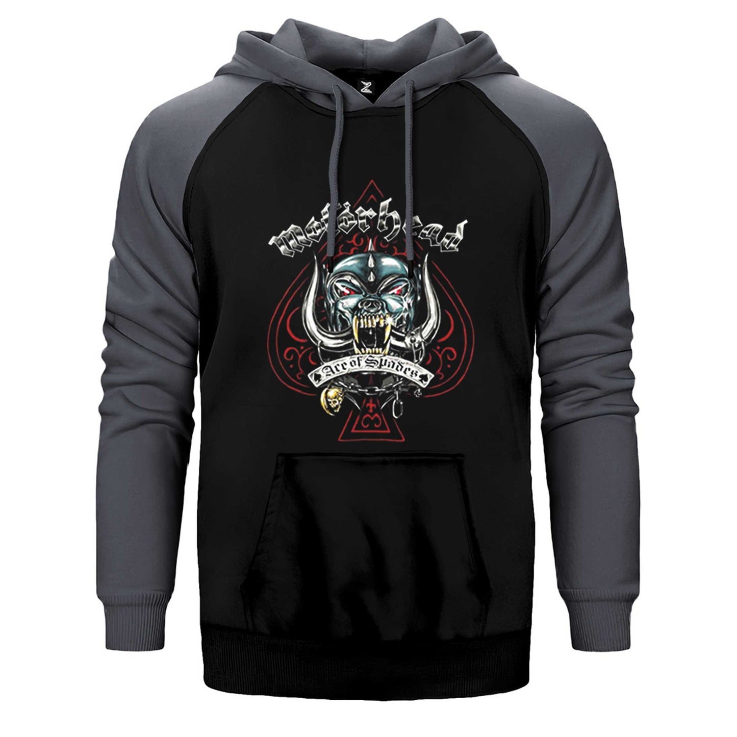 Motörhead Ace of Spades Çift Renk Reglan Kol Sweatshirt / Hoodie