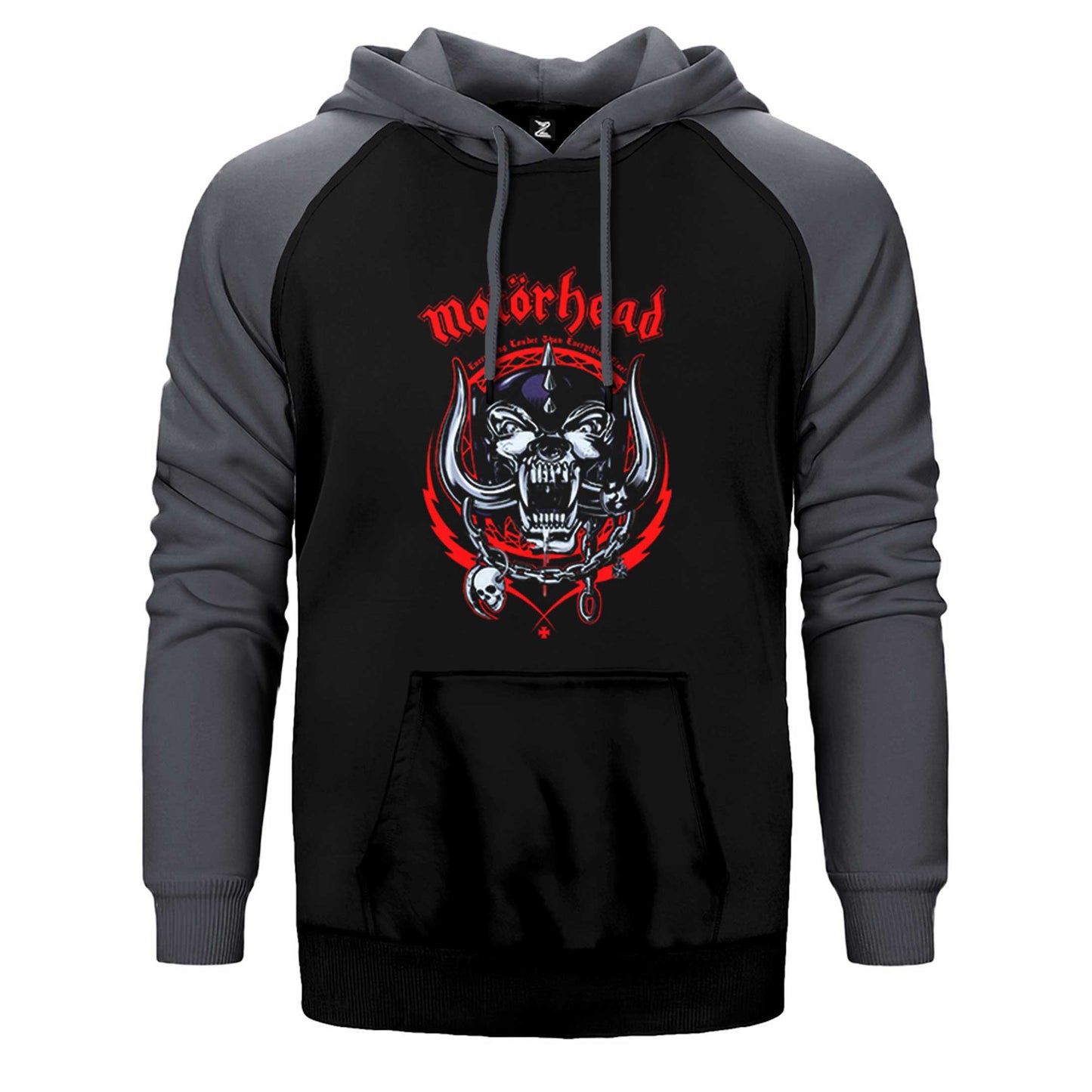 Motörhead Everything Louder Çift Renk Reglan Kol Sweatshirt / Hoodie