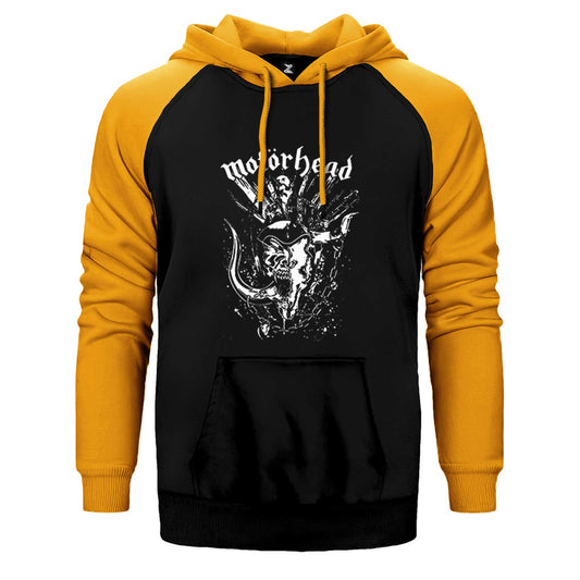 Motörhead Lemmy Kilmister Konser Çift Renk Reglan Kol Sweatshirt / Hoodie
